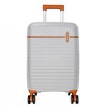 Bleucerise Valise cabine rigide Travel Light TSA 57cm Polypropylène. Coloris disponibles : Marron, Gris, Bleu