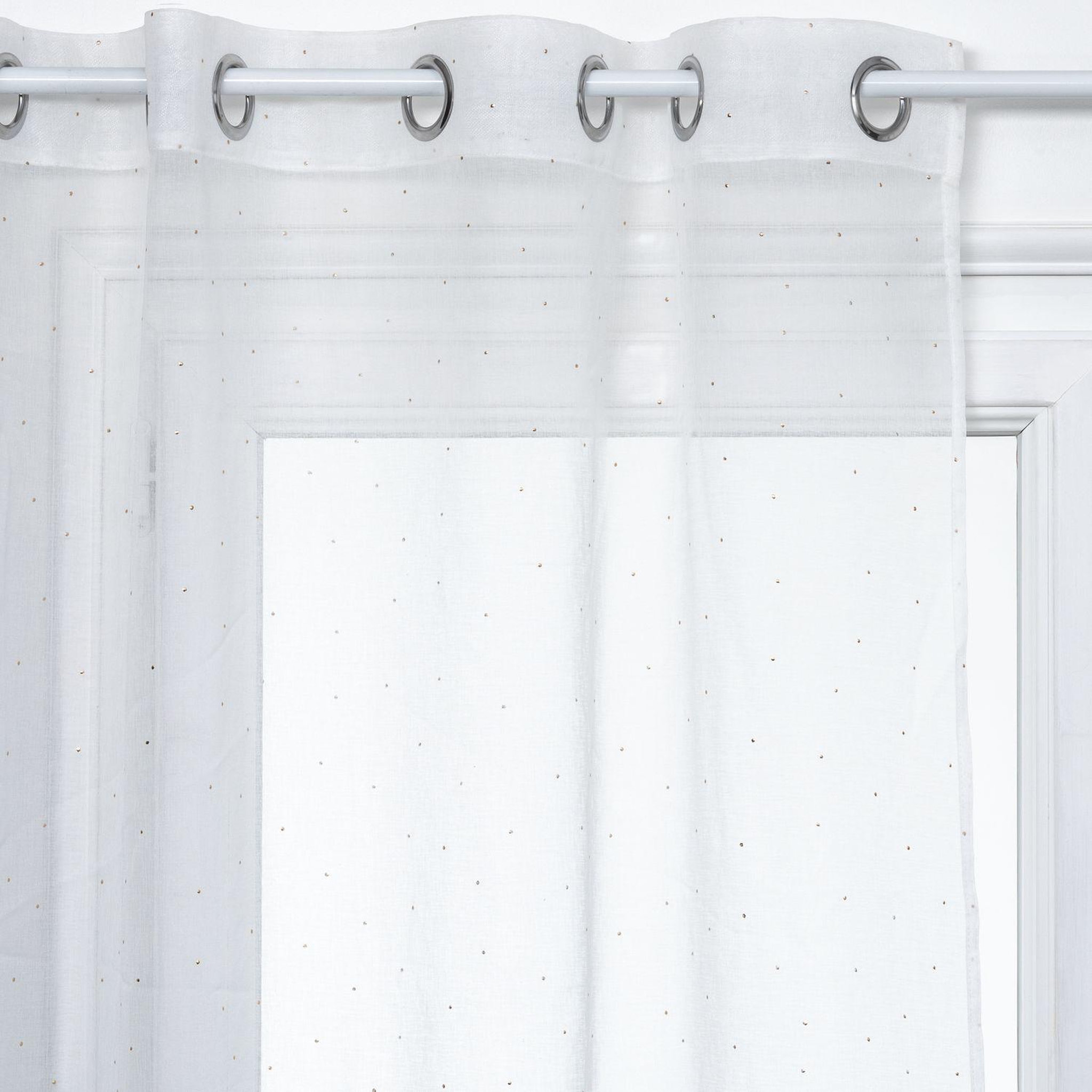 Voir la diapositive 1 : ATMOSPHERA Voilage design 3d pois