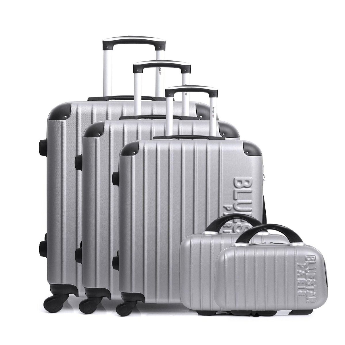 BLUESTAR BLUESTAR - Set de 5 Valises BUCAREST-F 75 cm 4 Roues