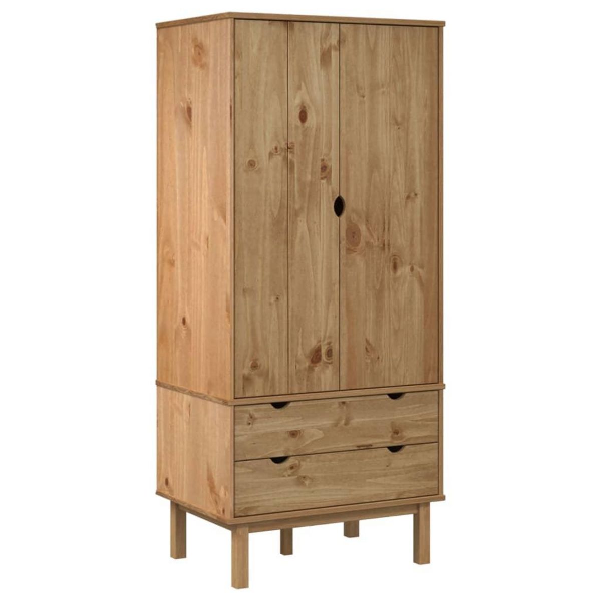 VIDAXL Garde-robe OTTA 76,5x53x172 cm Bois massif de pin