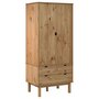 Voir la diapositive 2 : VIDAXL Garde-robe OTTA 76,5x53x172 cm Bois massif de pin