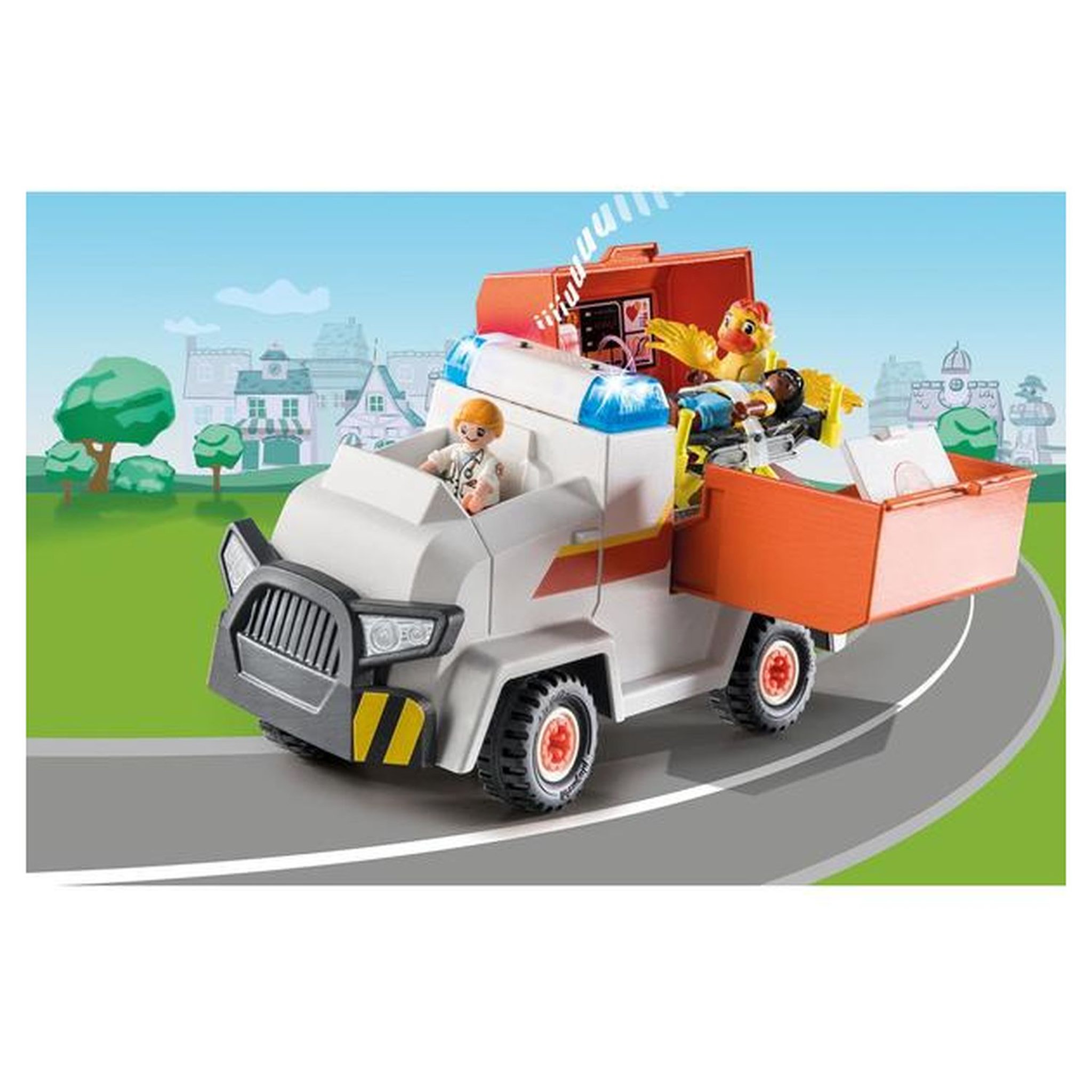 Voir la diapositive 2 : PLAYMOBIL Duck on call 70916 Véhicule de secours