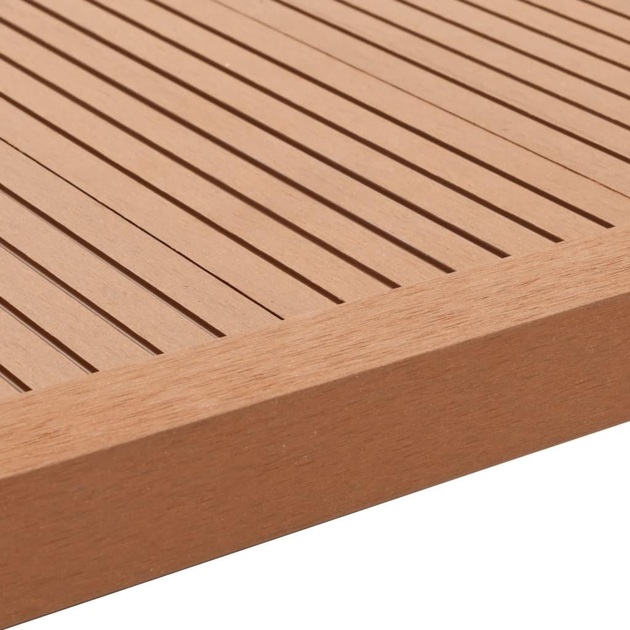 Voir la diapositive 4 : VIDAXL Corniere de terrasse 5 pcs WPC 170 cm Marron clair