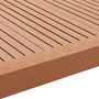 Voir la diapositive 4 : VIDAXL Corniere de terrasse 5 pcs WPC 170 cm Marron clair