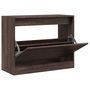 Voir la diapositive 2 : VIDAXL Armoire a chaussures chene marron 80x34x63 cm bois ingenierie