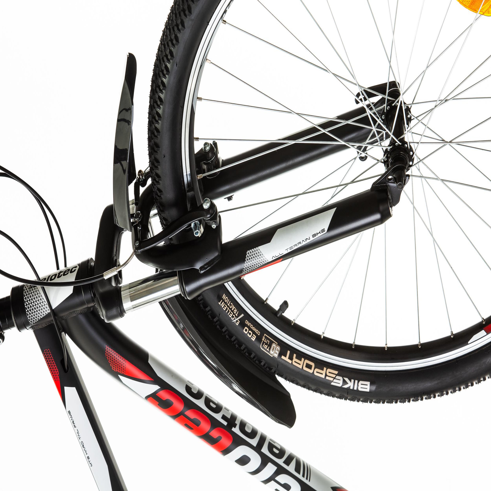 Voir la diapositive 3 : VTT 27.5'' Cadre Aluminium - Fourche Télescopique - 21 Vitesses avec équipement Shimano ( Dérailleurs, roue libre et poignées )