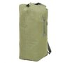 Voir la diapositive 4 : VIDAXL Sac de sport style militaire 85 L Vert olive