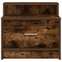 Voir la diapositive 4 : VIDAXL Tables de chevet avec tiroir 2 pcs chene fume 51x31x47 cm