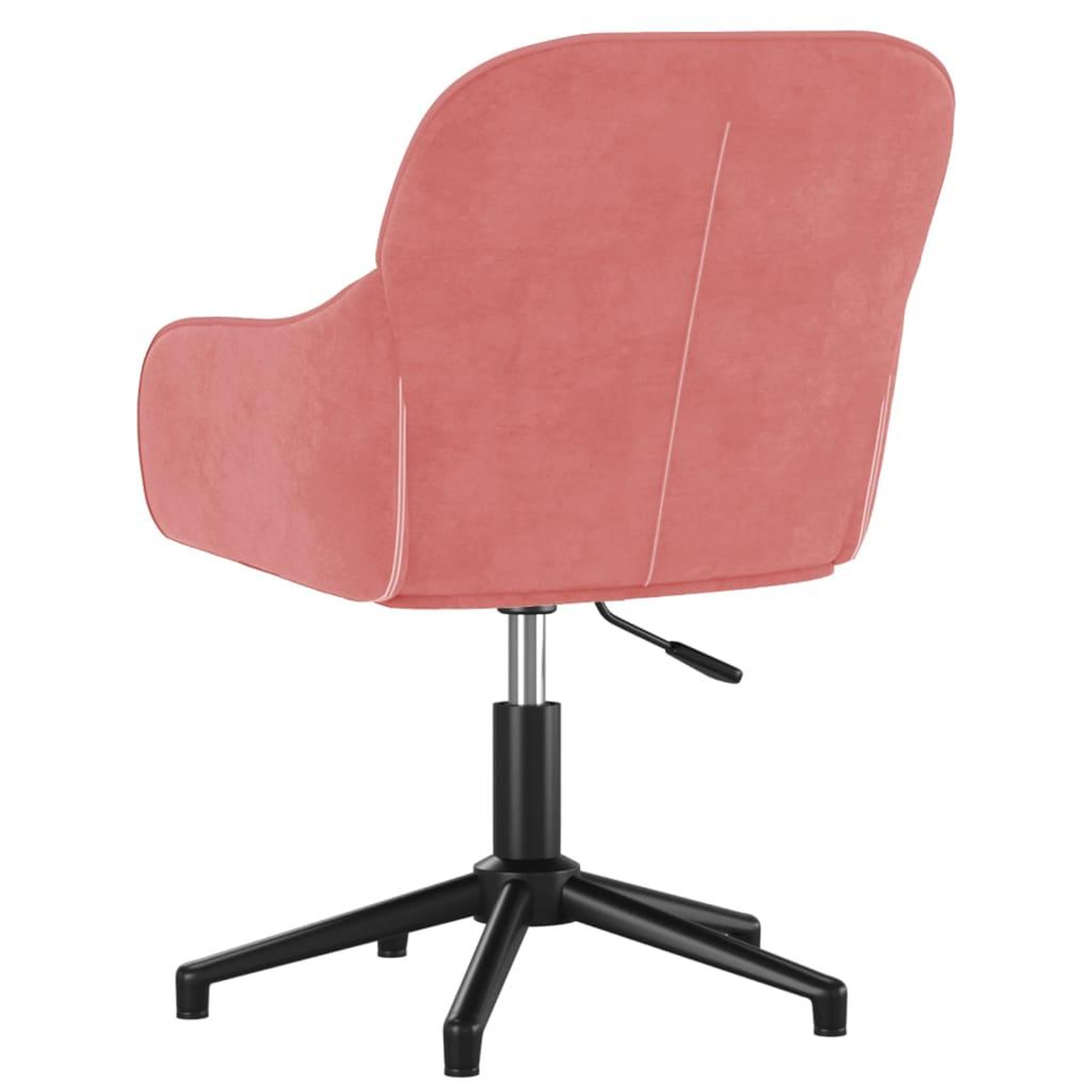 Voir la diapositive 5 : VIDAXL Chaise pivotante de bureau Rose Velours