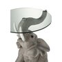 Voir la diapositive 2 : Paris Prix Table d'Appoint Design  Éléphant  63cm Gris