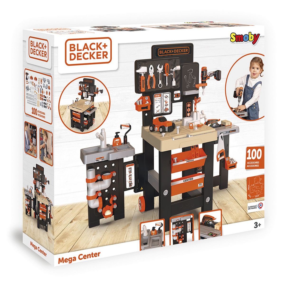 SMOBY Etabli Mega Center Black & Decker
