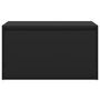 Voir la diapositive 5 : VIDAXL Banc d'entree 80x40x45 cm Noir Bois d'ingenierie