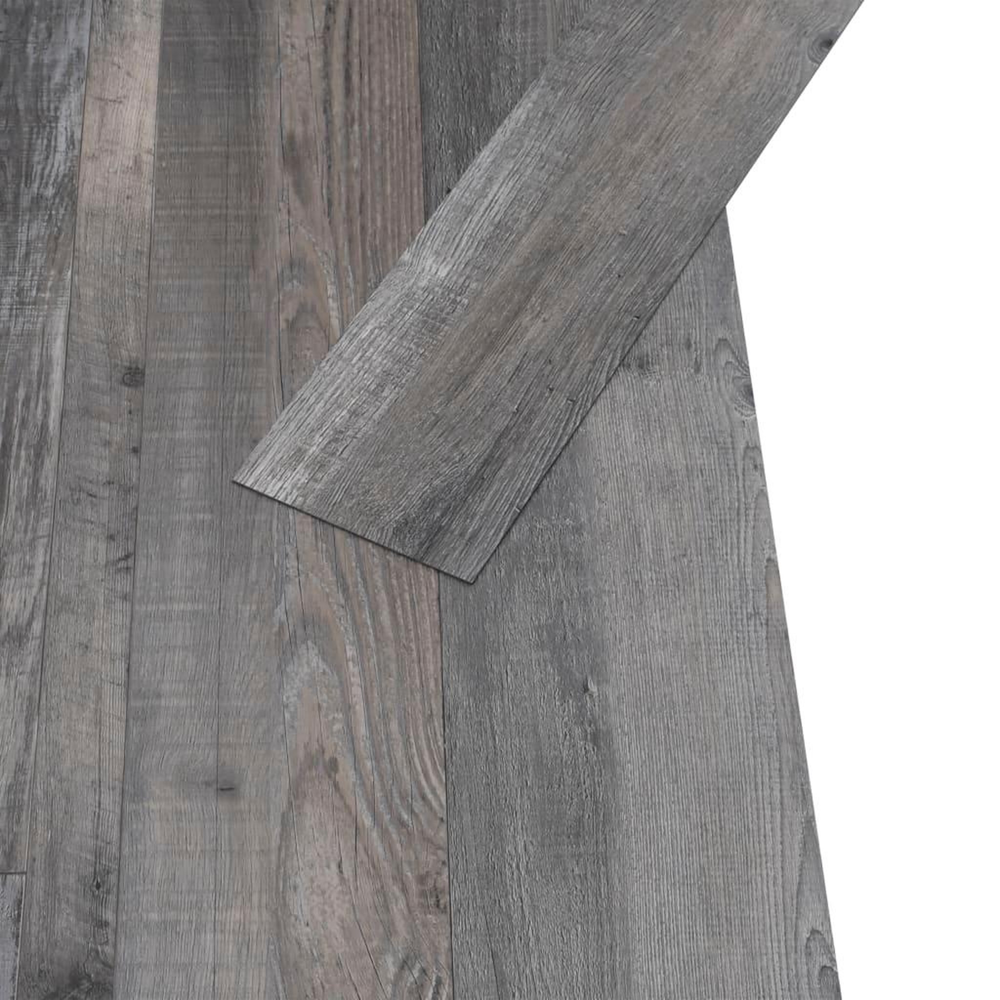 Voir la diapositive 3 : VIDAXL Dalles de plancher PVC 5,02 m^2 2 mm autoadhesif bois industriel