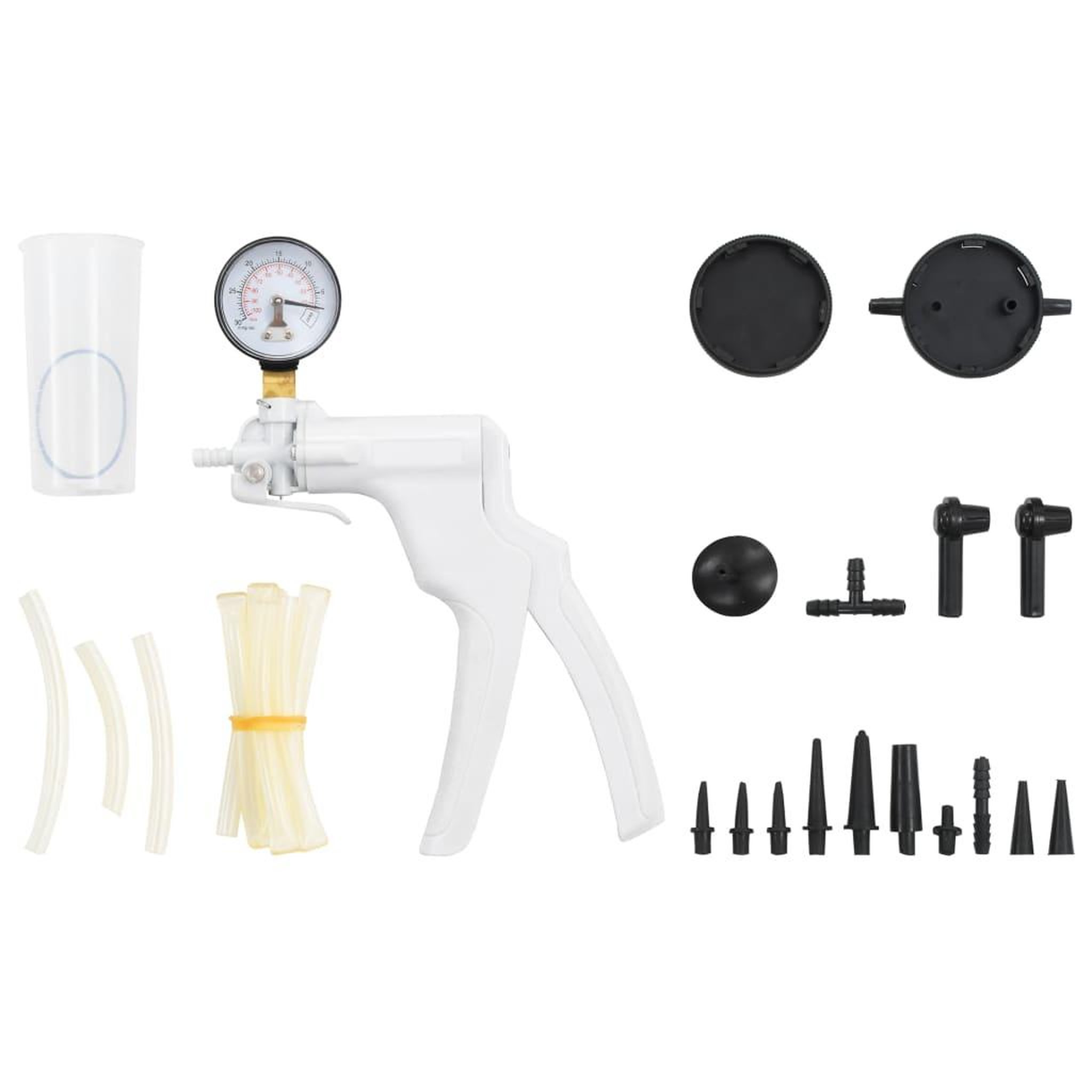 Voir la diapositive 3 : VIDAXL Kit de purge de frein et pompe a vide