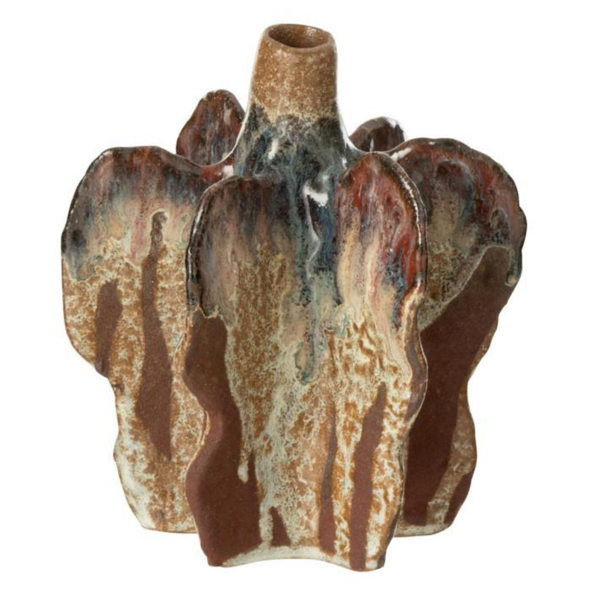Paris Prix Vase Déco en Céramique  Naga  15cm Rouille