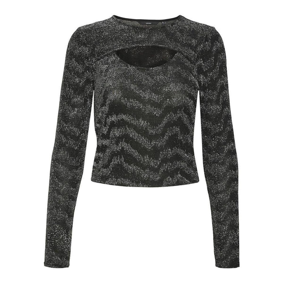 Vero Moda T Shirt Manches  ongues Noir Femme Vero Moda  ucy