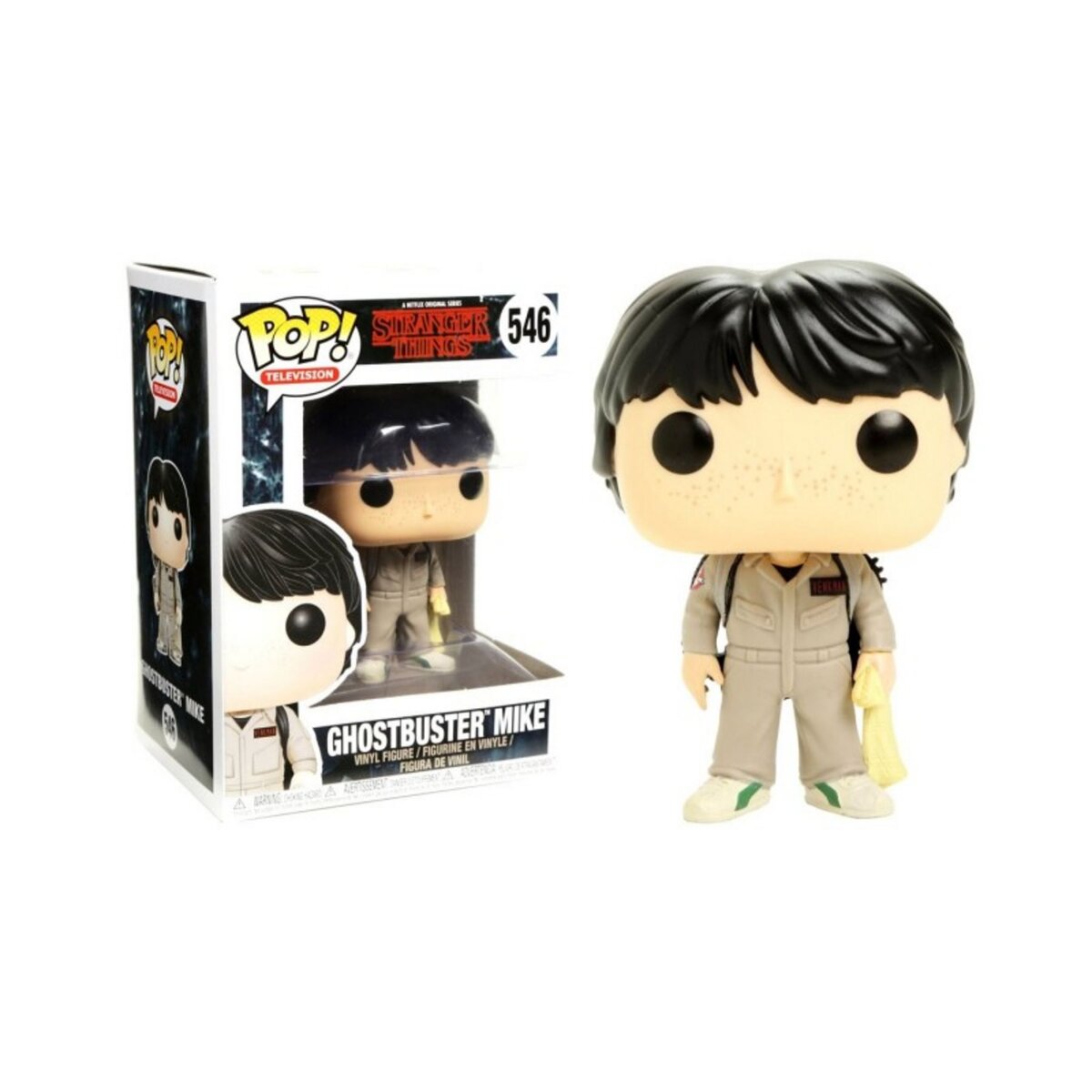 Abysse corp Figurine POP Mike Wheeler costume Ghostbusters Stranger Things