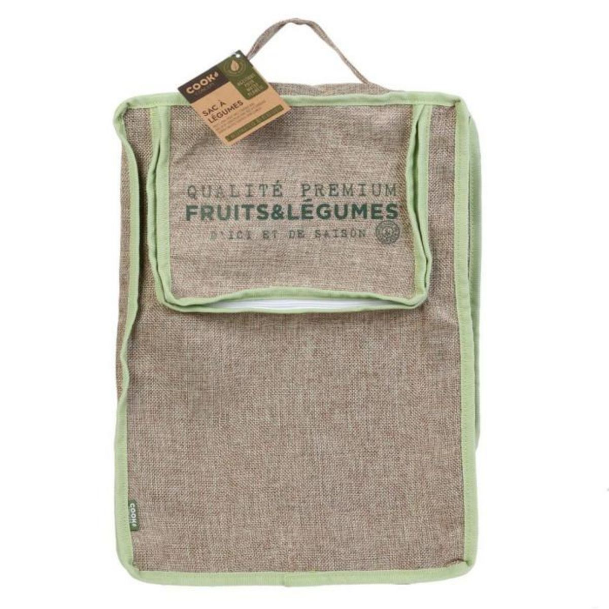 Paris Prix Sac de Conservation  Fruits & Légumes  46cm Naturel