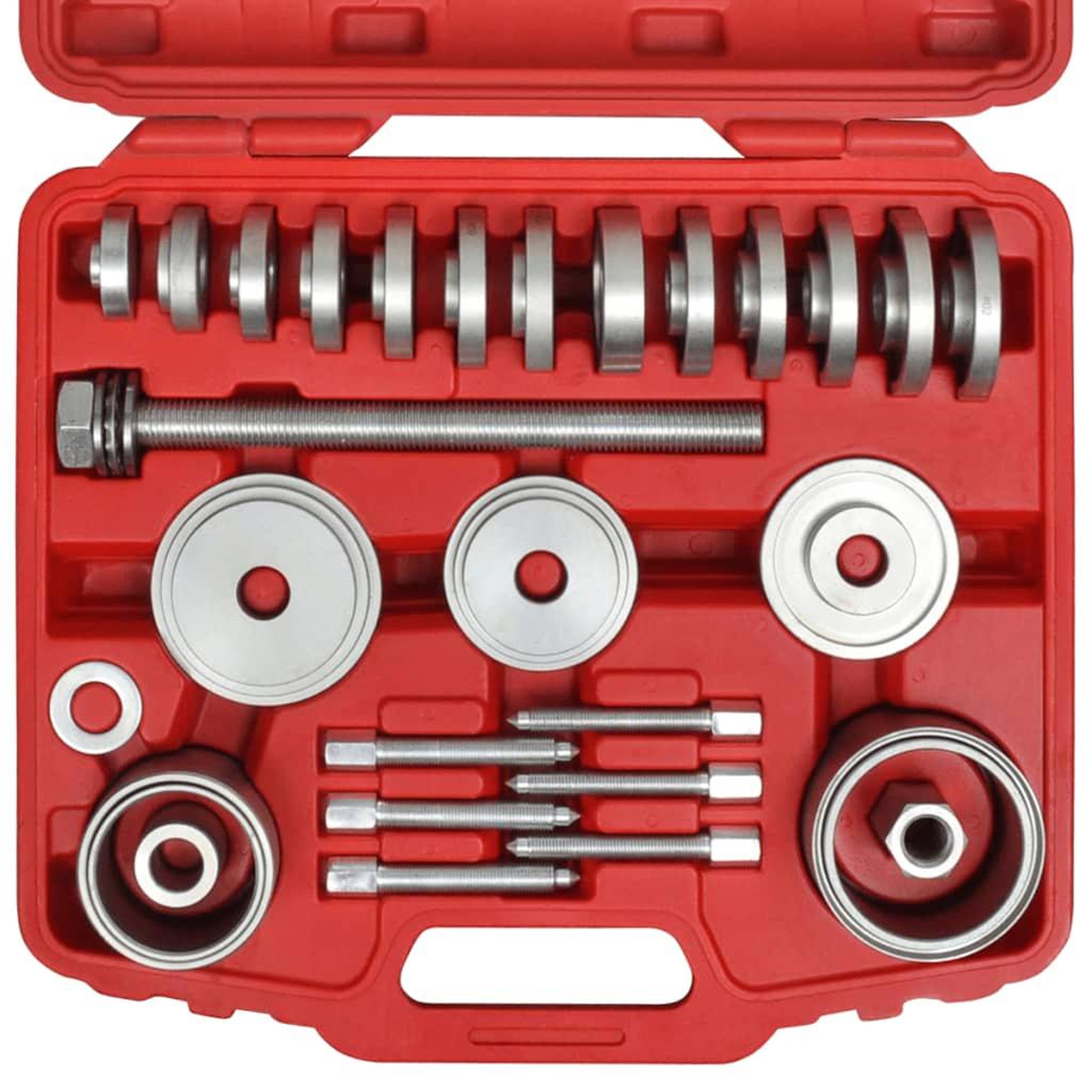 Voir la diapositive 4 : VIDAXL Kit d'outils d'installation et retrait de roulement de roue