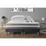 Voir la diapositive 1 : SEPTNUITS PACK matelas + double sommier gris Memo Plus Mémoire de forme 3 zones + 2 oreillers + couette