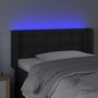 Voir la diapositive 4 : VIDAXL Tete de lit a LED Noir 103x16x78/88 cm Similicuir