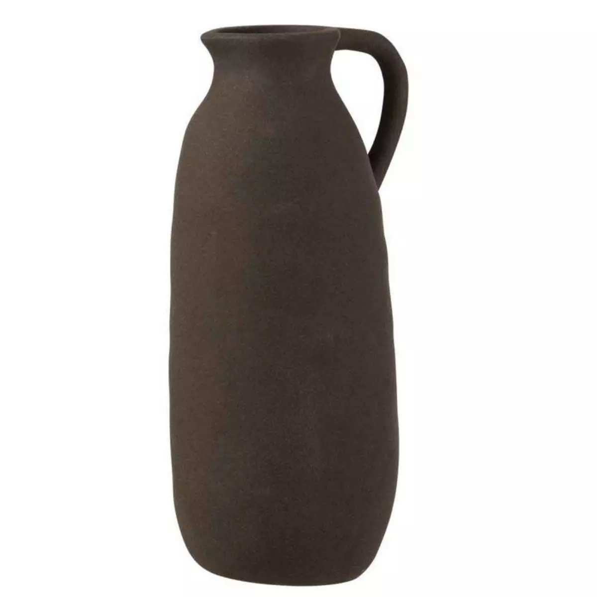 Paris Prix Vase Design en Céramique  Cruche  35cm Noir
