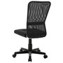 Voir la diapositive 3 : VIDAXL Chaise de bureau Noir 44x52x100 cm Tissu en maille