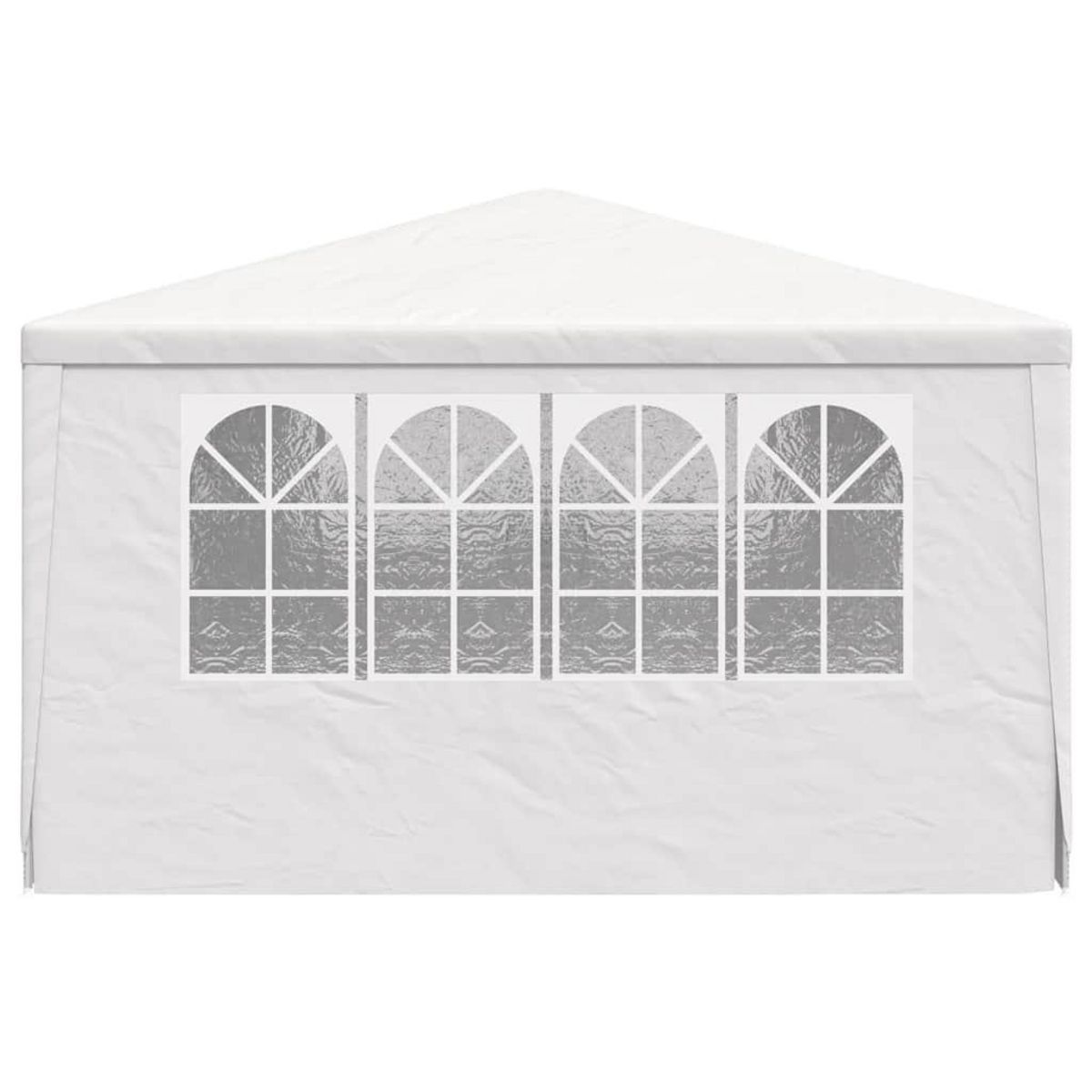 VIDAXL Tente de reception et parois laterales 4x6 m Blanc 90 g/m^2
