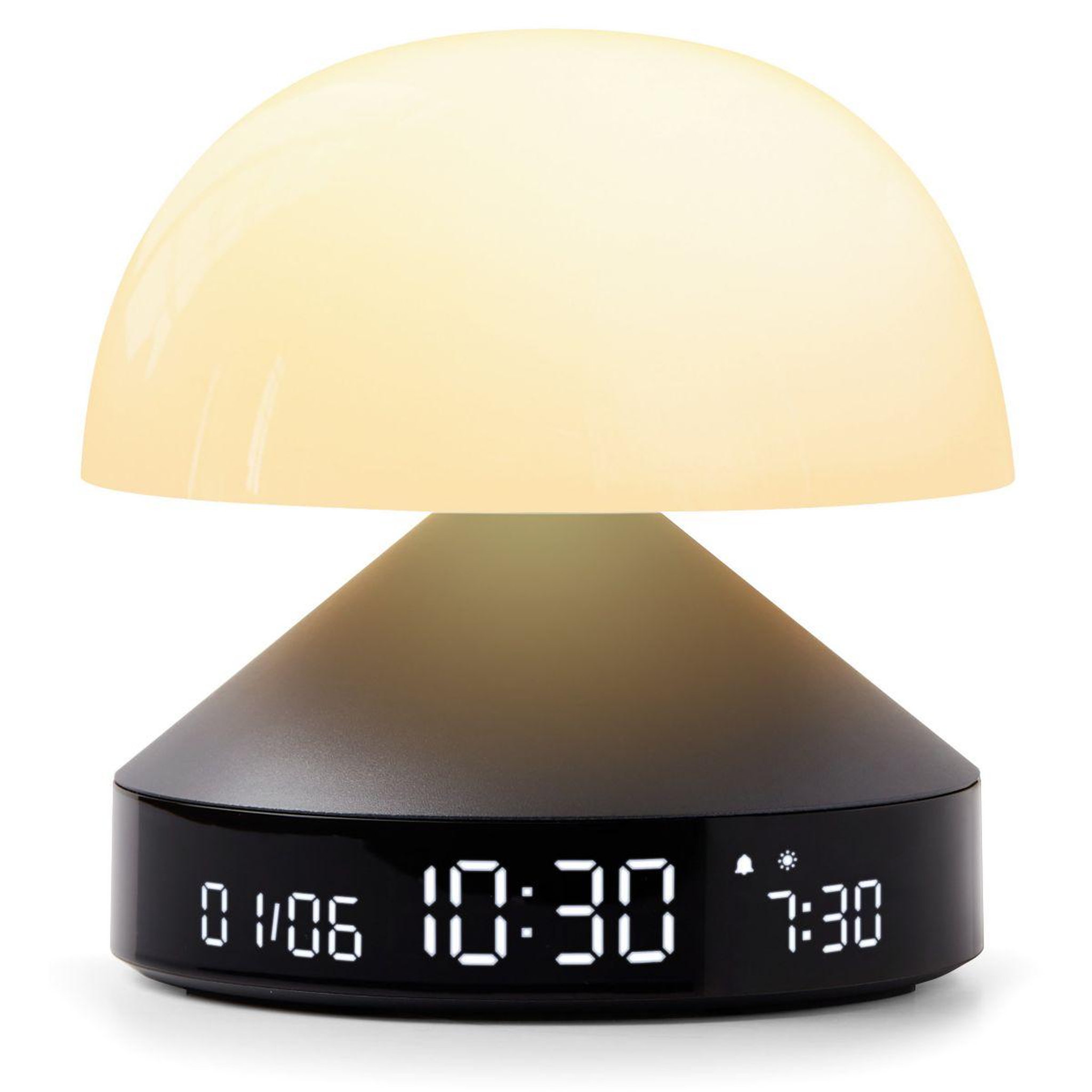 LEXON Réveil Mina Sunrise Simulateur d'aube Gris
