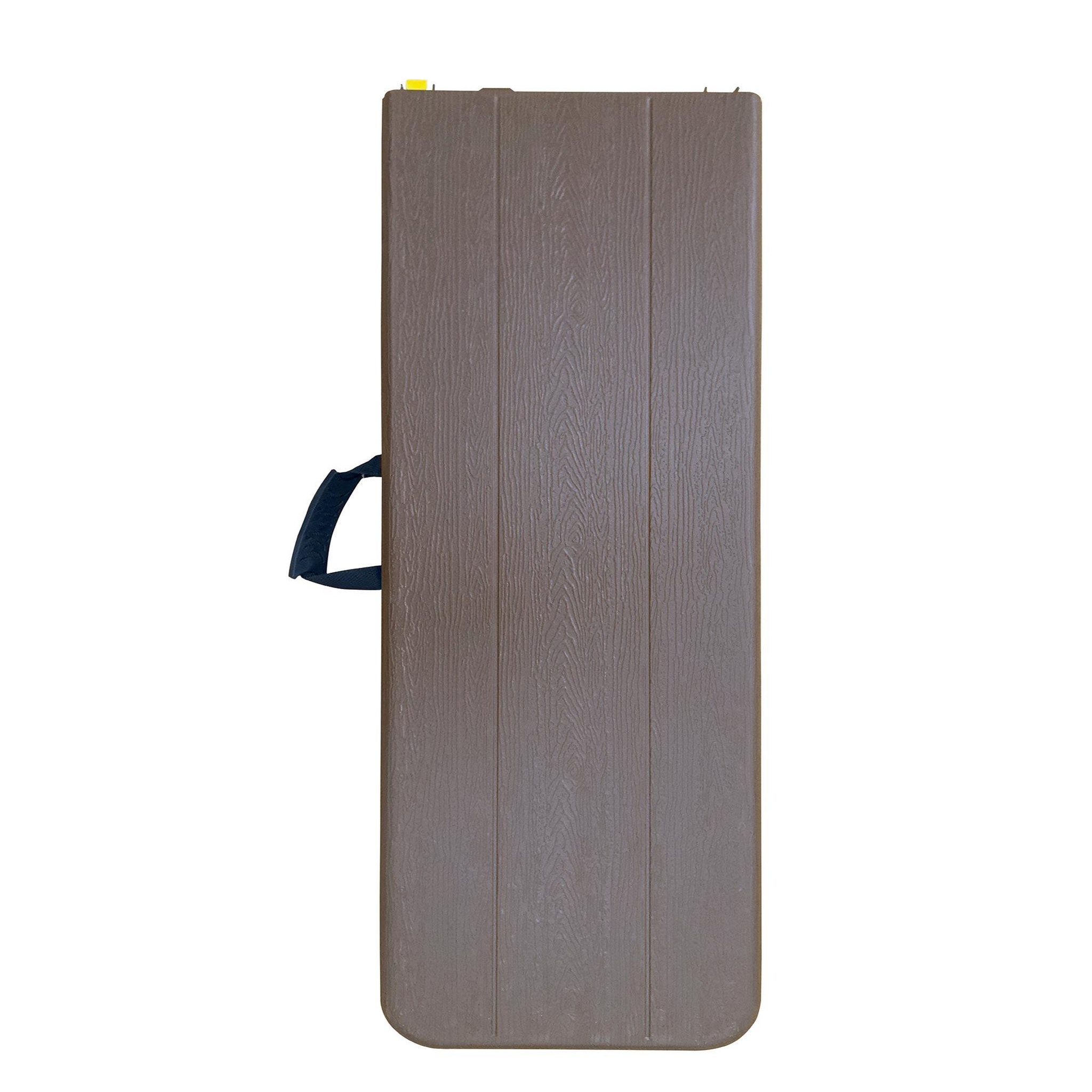 Voir la diapositive 3 : WERKAPRO Banc pliant aspect bois 180x28x43cm