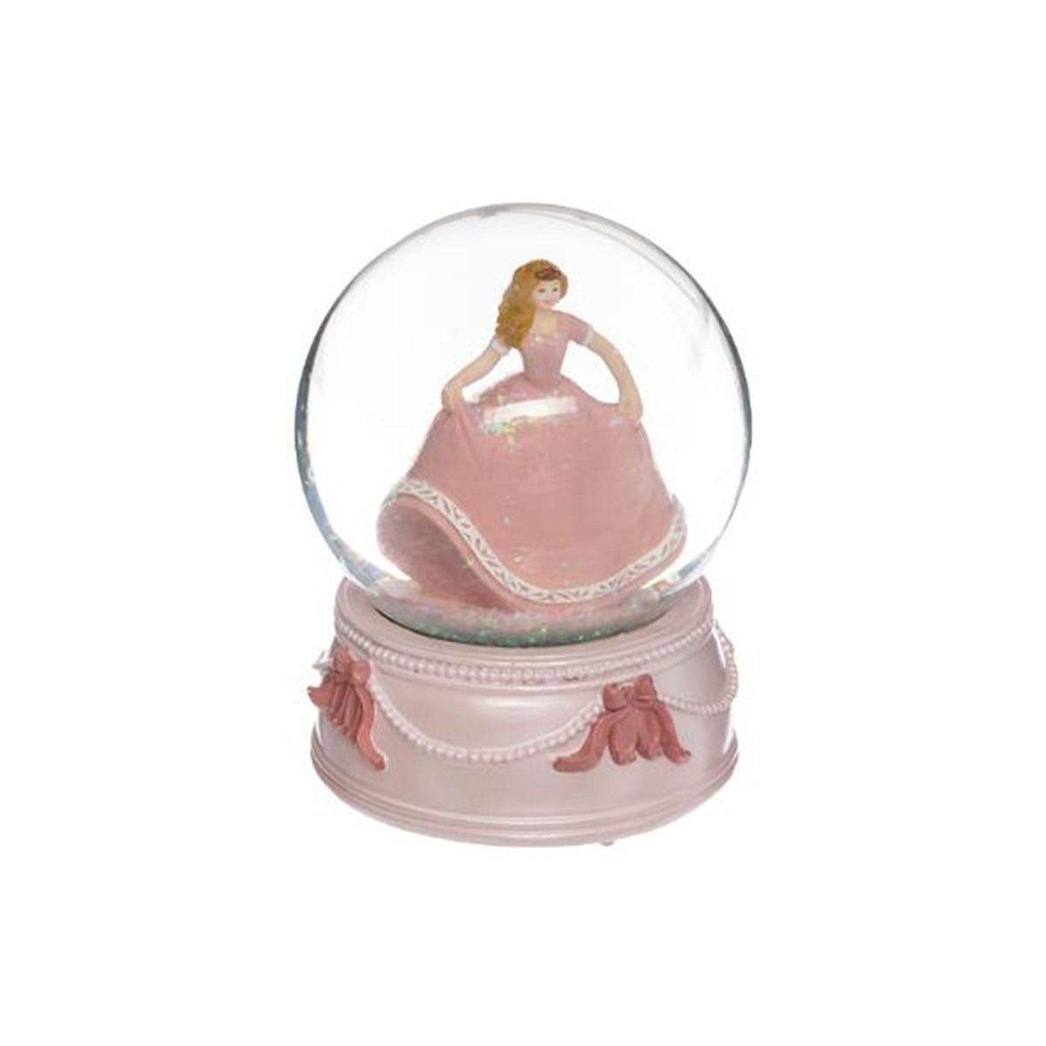 Voir la diapositive 2 : Atmosphera Kids Boule à neige musicale  princesse  14cm rose