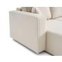 Voir la diapositive 6 : BEST MOBILIER Topaze - canapé d'angle réversible - 4 places - convertible avec coffre - en tissu bouclette