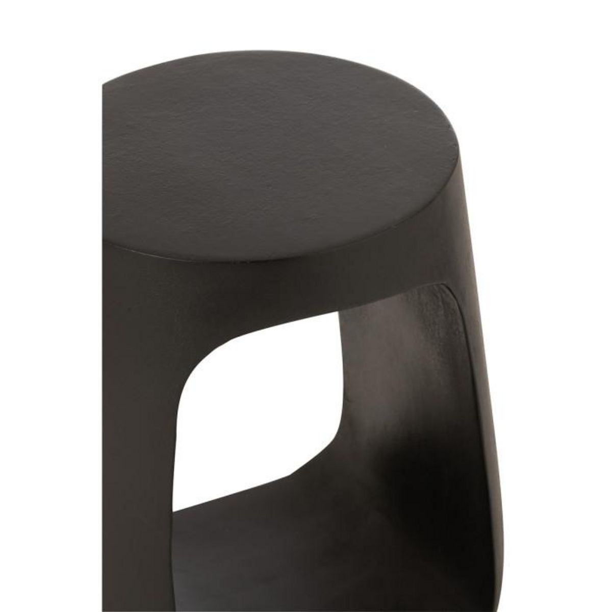 Paris Prix Table d'Appoint Design en Bois  Cave  46cm Noir