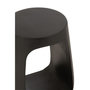 Voir la diapositive 4 : Paris Prix Table d'Appoint Design en Bois  Cave  46cm Noir
