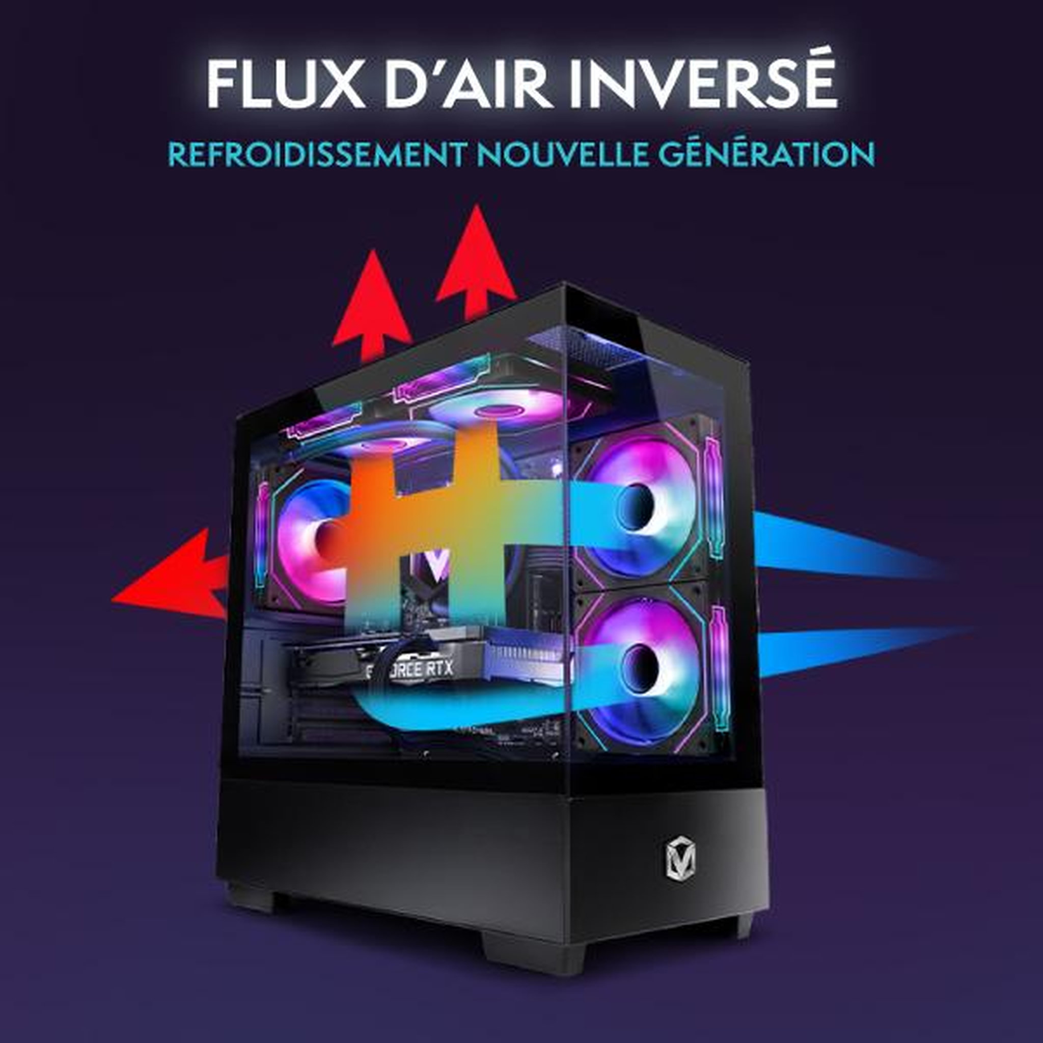 Voir la diapositive 4 : VIBOX PC Gamer - Ryzen 7 5700X, RTX 5050, 16 Go RAM, 500 Go SSD, Windows 11, WiFi 6 + Bluetooth 5.4
