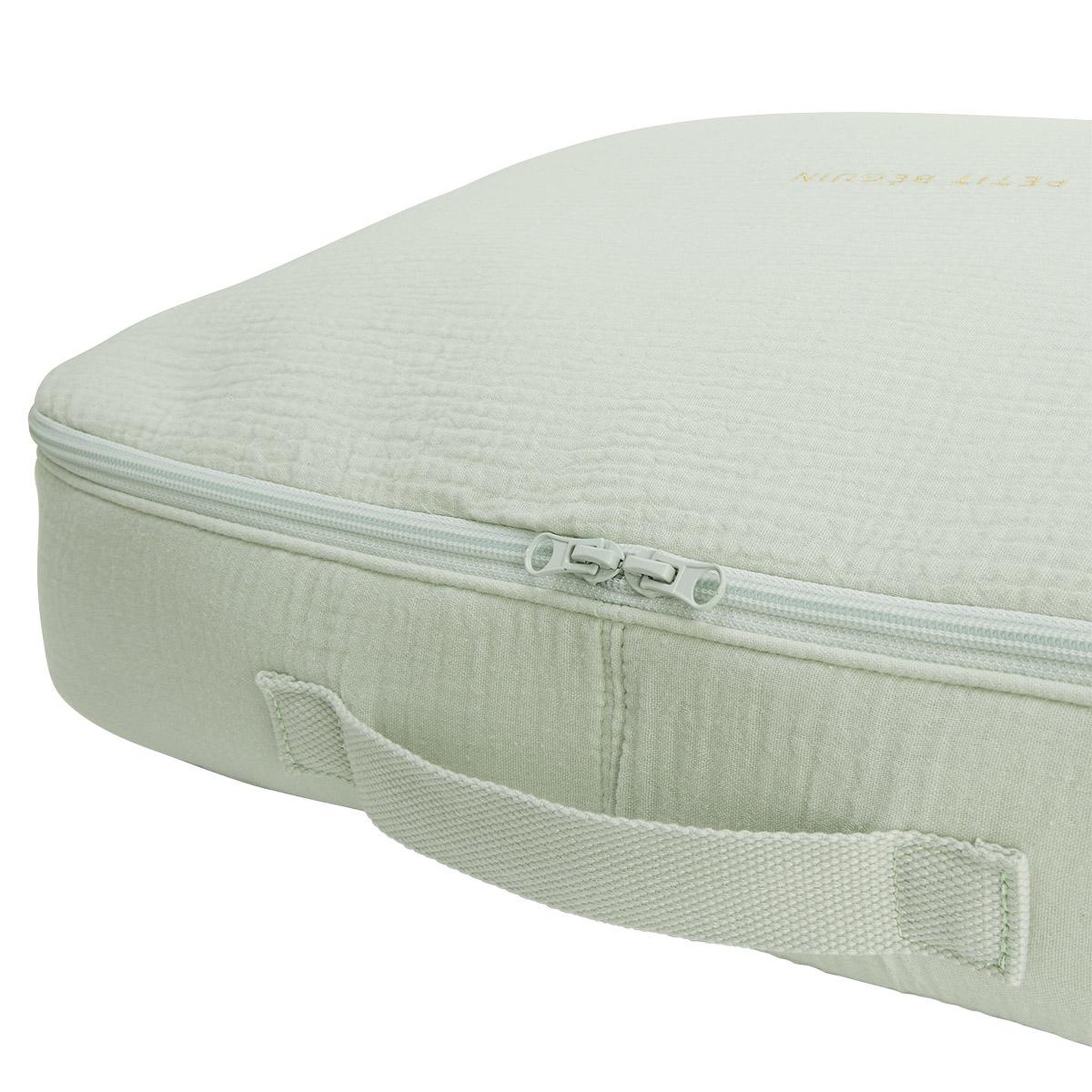 Voir la diapositive 2 : Petit Béguin Valise maternité en gaze de coton Hello Baby