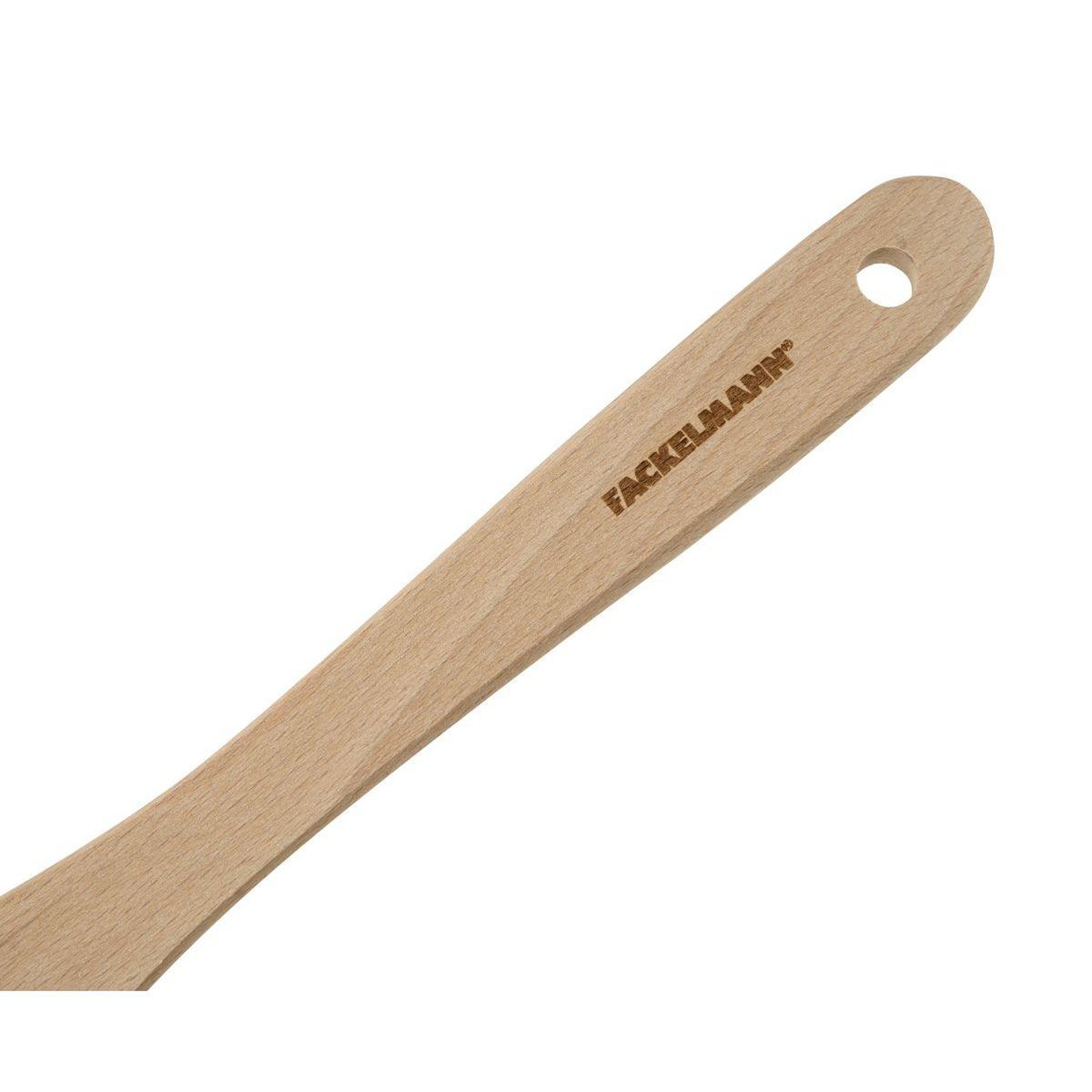 Voir la diapositive 5 : Fackelmann Set de 2 ustensiles de cuisine spatule en bois fackelmann nature