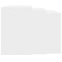 Voir la diapositive 5 : VIDAXL Tables gigognes 3 pcs blanc bois d'ingenierie