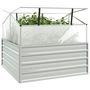 Voir la diapositive 3 : VIDAXL Lit sureleve de jardin avec serre 100x100x85 cm Argente