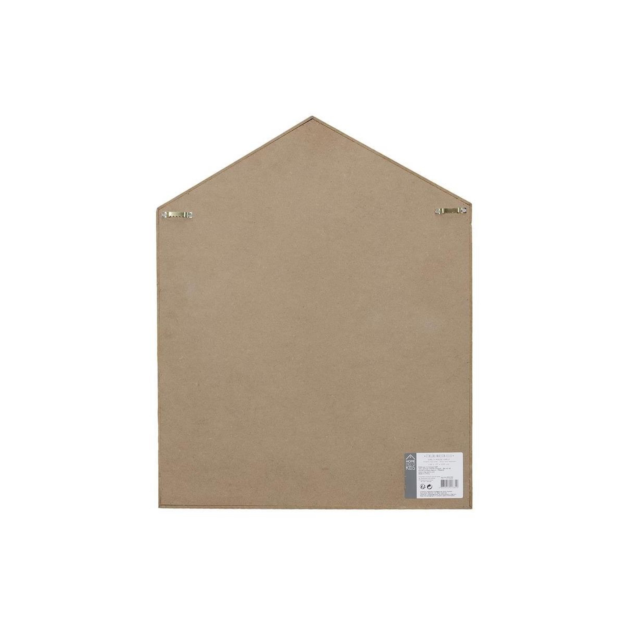 Voir la diapositive 2 : HOME DECO KIDS Étagère déco pour enfant  maison  50cm rose