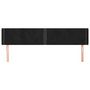 Voir la diapositive 3 : VIDAXL Tete de lit avec oreilles Noir 163x16x78/88 cm Velours