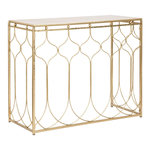 Paris Prix Console Design en Métal  Orient  96cm Or