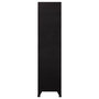 Voir la diapositive 4 : VIDAXL Armoire a casiers Noir 90x45x180 cm Acier