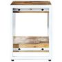 Voir la diapositive 3 : VIDAXL Meuble TV 90x30x40 cm Bois massif de manguier