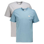 CALVIN KLEIN JEANS ot de 2 T shirts /Bleu Homme Calvin Klein Jeans Ss Badge. Coloris disponibles : Gris