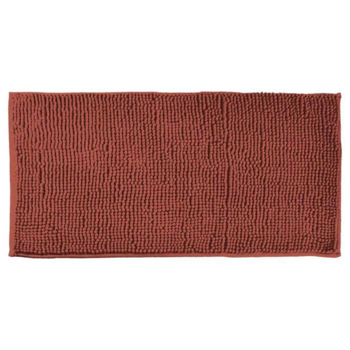 Paris Prix Tapis de Bain Microfibre  Sweety  50x120cm Terracotta