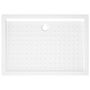 Voir la diapositive 5 : VIDAXL Receveur de douche avec picots Blanc 70x100x4 cm ABS