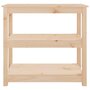 Voir la diapositive 5 : VIDAXL Table console 80x40x74 cm Bois massif de pin