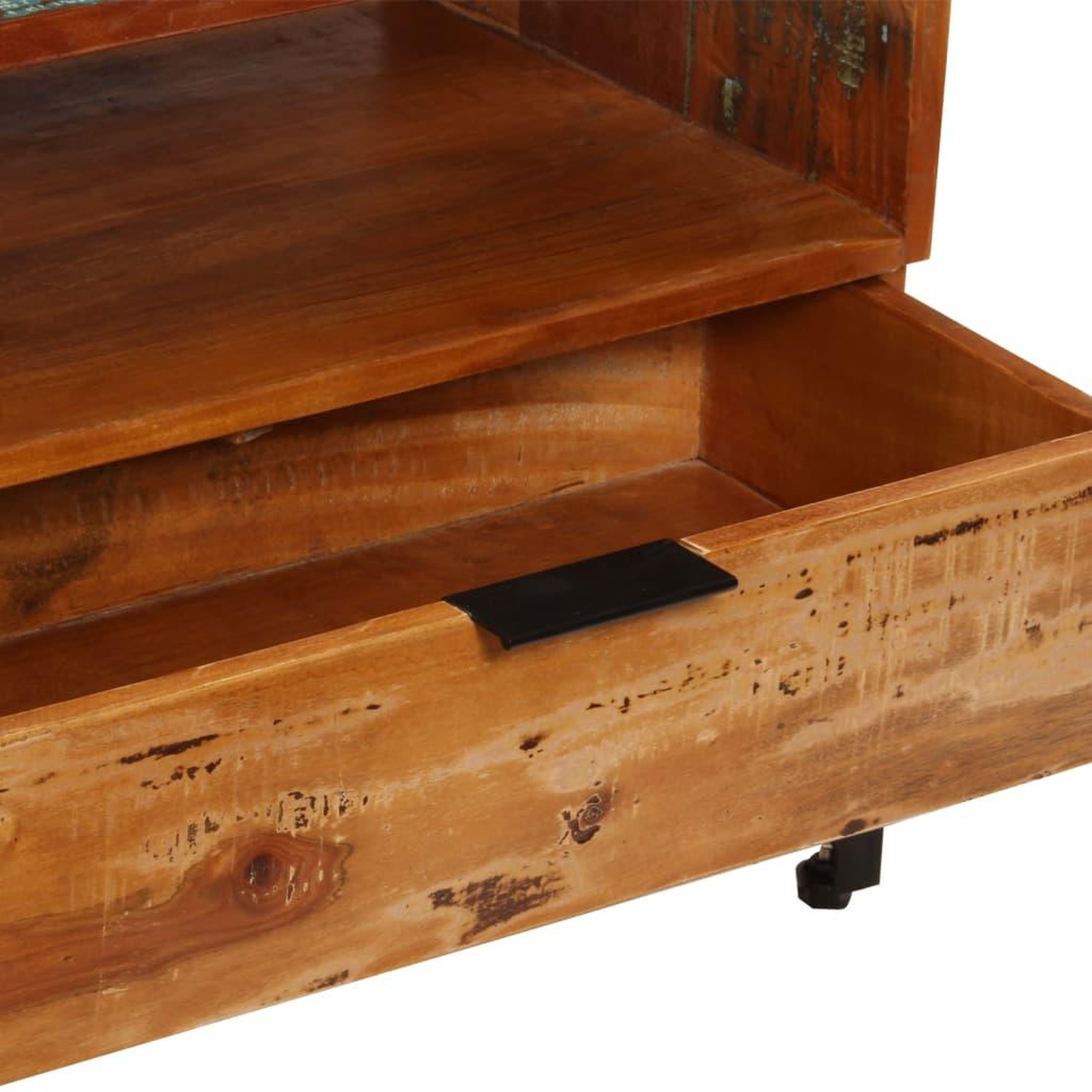 Voir la diapositive 4 : VIDAXL Meuble TV 118x35x45 cm Bois de recuperation massif