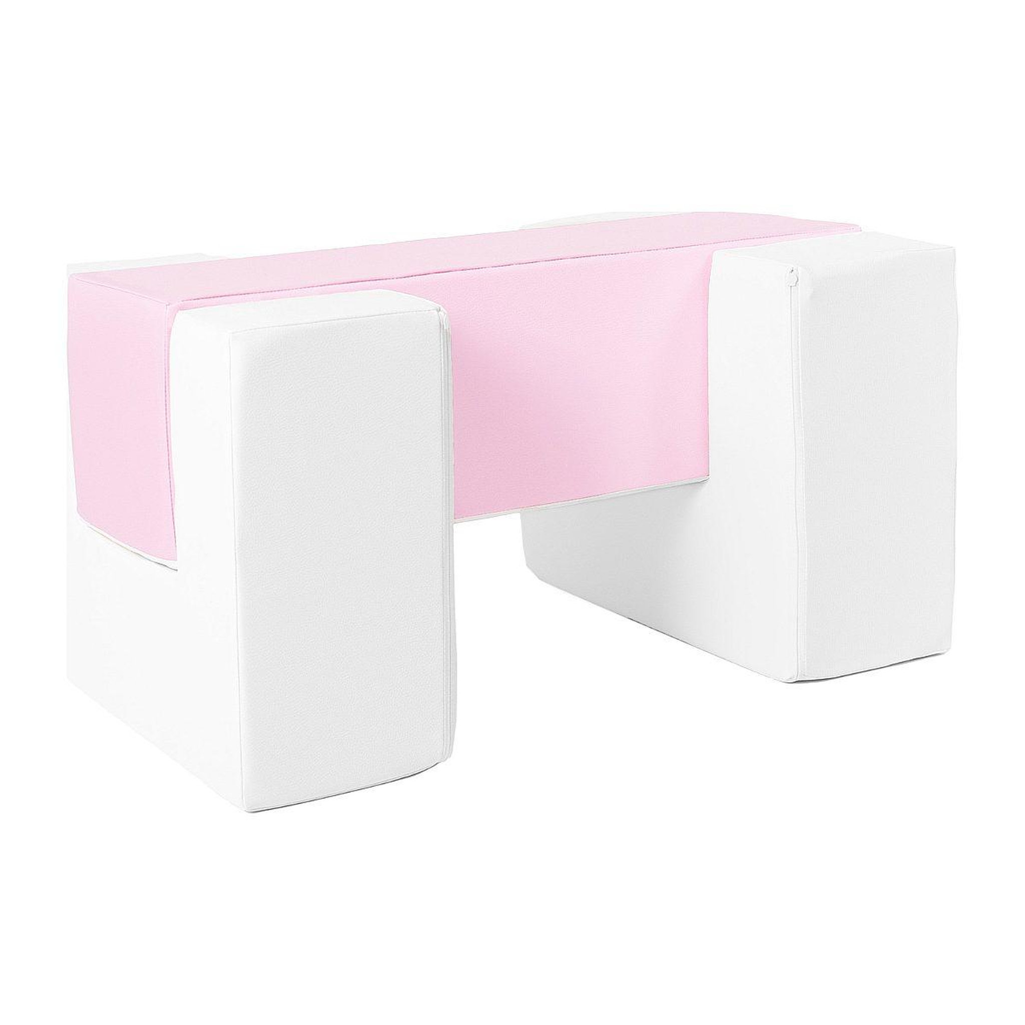 VELINDA Blocs en mousse blanc rose